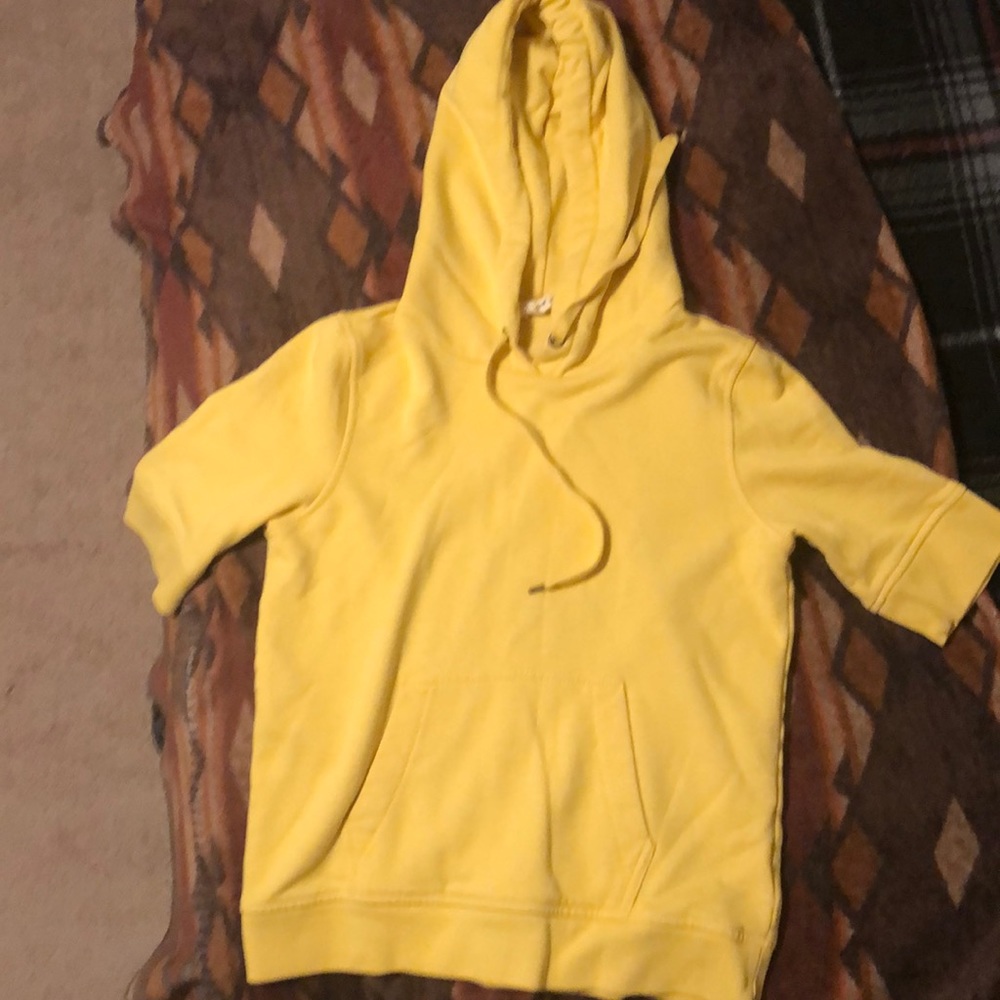 Yellow hoodie